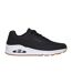 Mens Uno Stand On Air Skech-air Trainers Black White Skechers-1