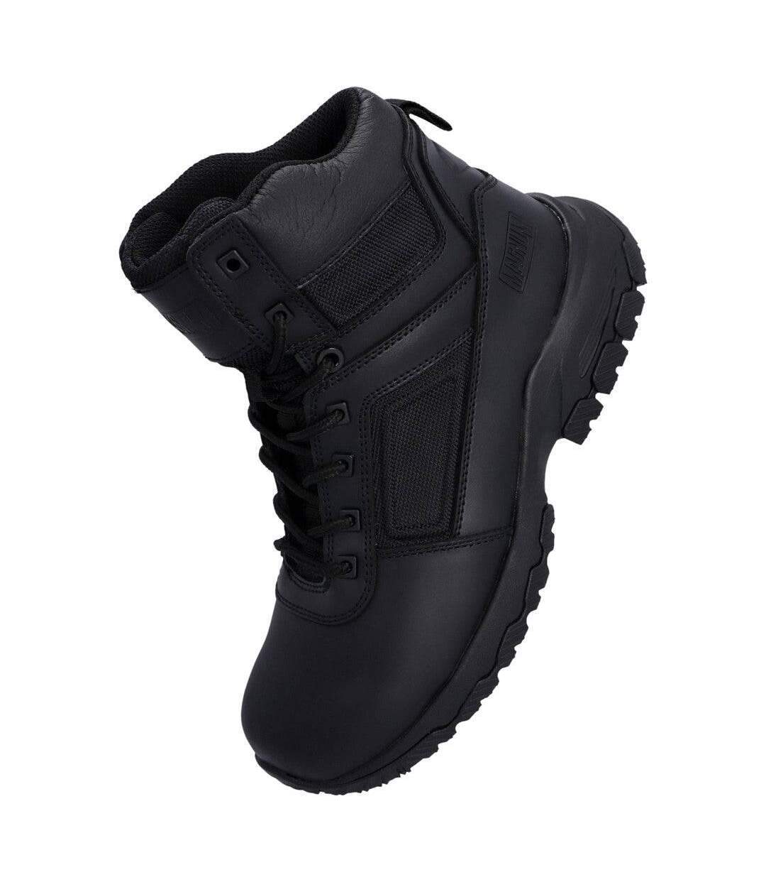 Womens/ladies vanguard 6.0 leather occupational safety boots black Magnum-4