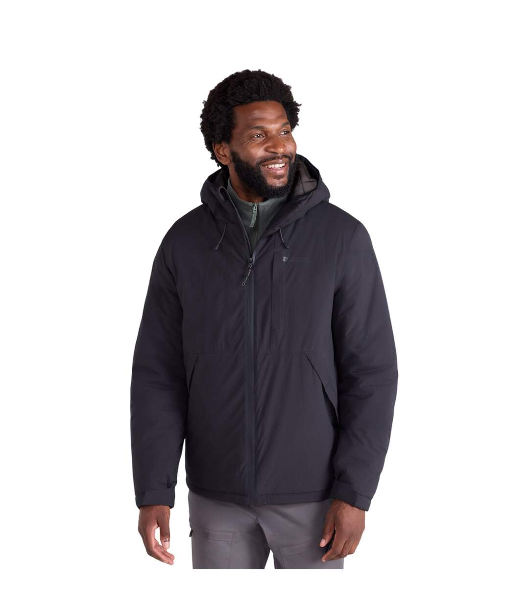 Doudoune Imperméable Heard Homme Noir Mountain Warehouse-1