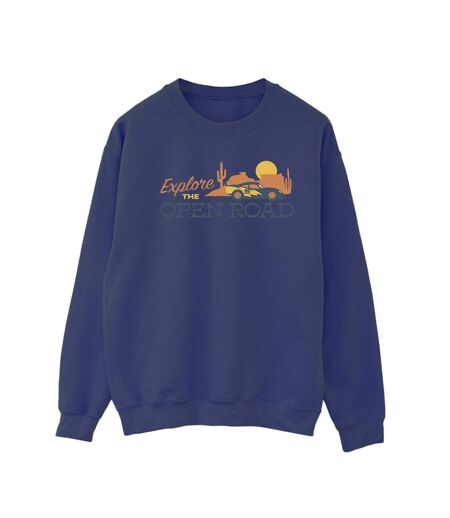 Disney - Sweat CARS EXPLORE THE OPEN ROAD - Femme (Bleu marine) - UTBI11971