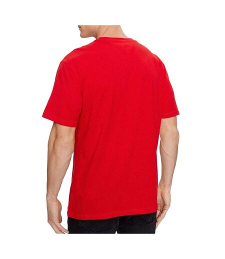 T-shirt Rouge Homme Tommy Hilfiger Small Flag - XS