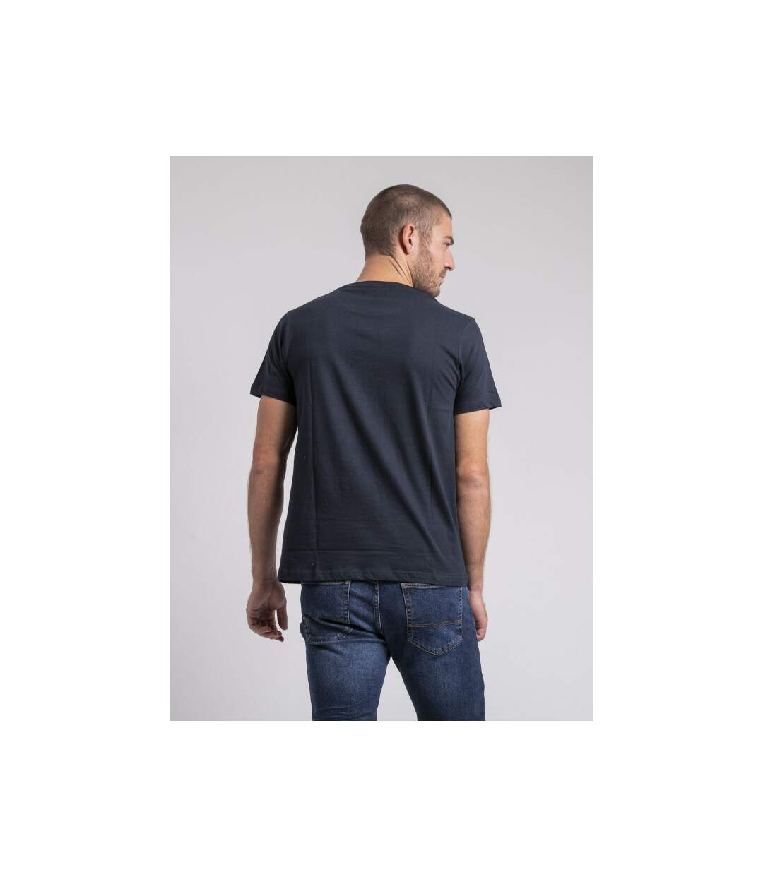 T-shirt col rond pur coton JOROCK-2