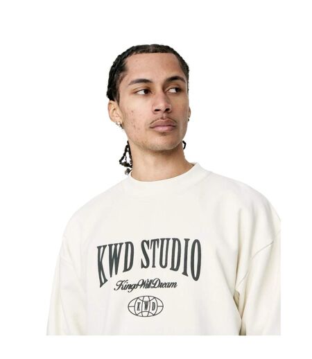 Mens Studio Studios Crew Neck Sweatshirt White Kings Will Dream