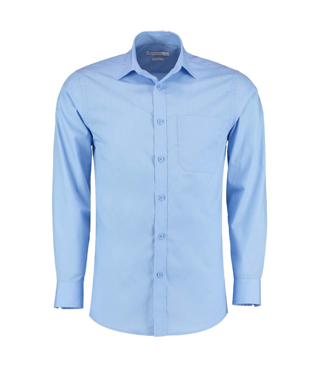 Chemise homme bleu clair Kustom Kit Kustom Kit