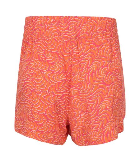 Womens/ladies vibe leaves shorts pink Mountain Warehouse