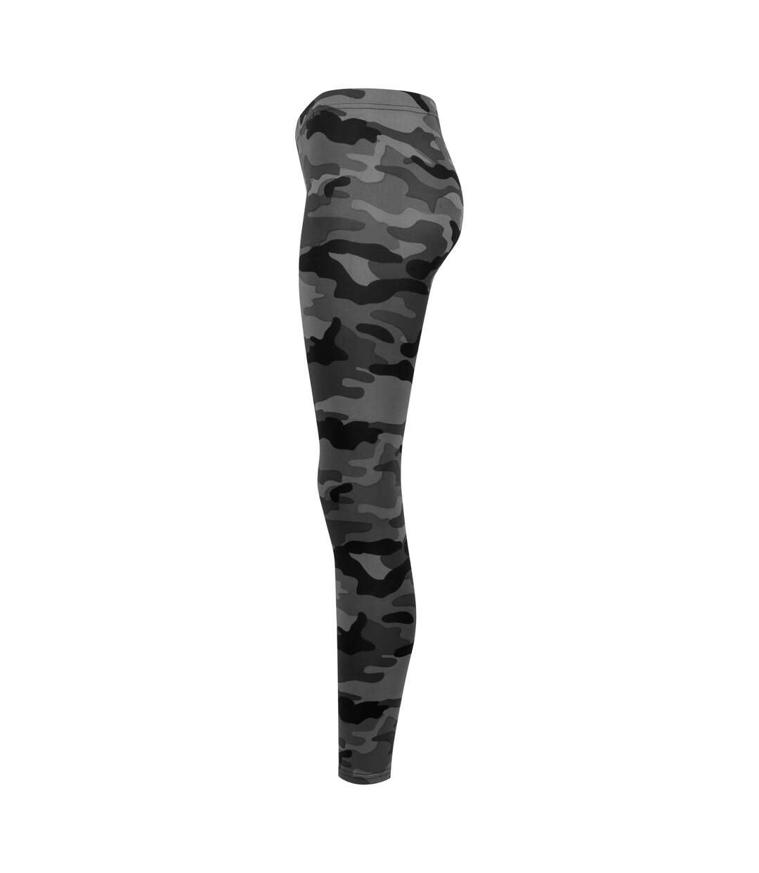 Legging Motif/style Camouflage Femme Noir Gris Gris Clair Urban Classics-3
