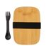 Bamboo lunch box one size silver XD Collection-2