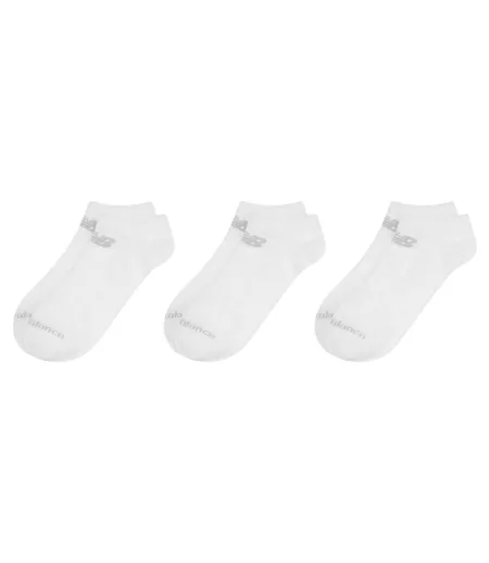 Lot De 3  Socquettes Discrètes Motif/style Logo Adulte Blanc New Balance