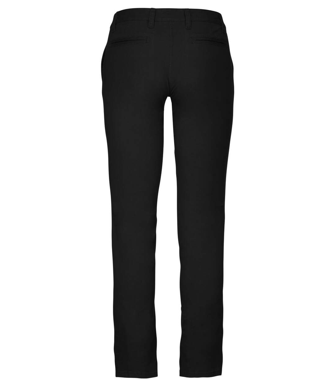 pantalon chino pour femme - K741 - noir