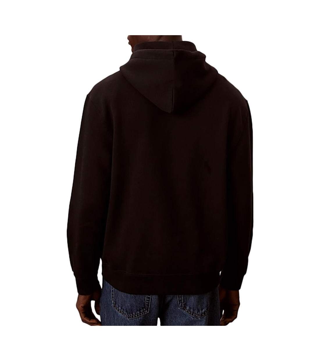 Sweat à capuche noir homme calvin klein jeans 3500-2