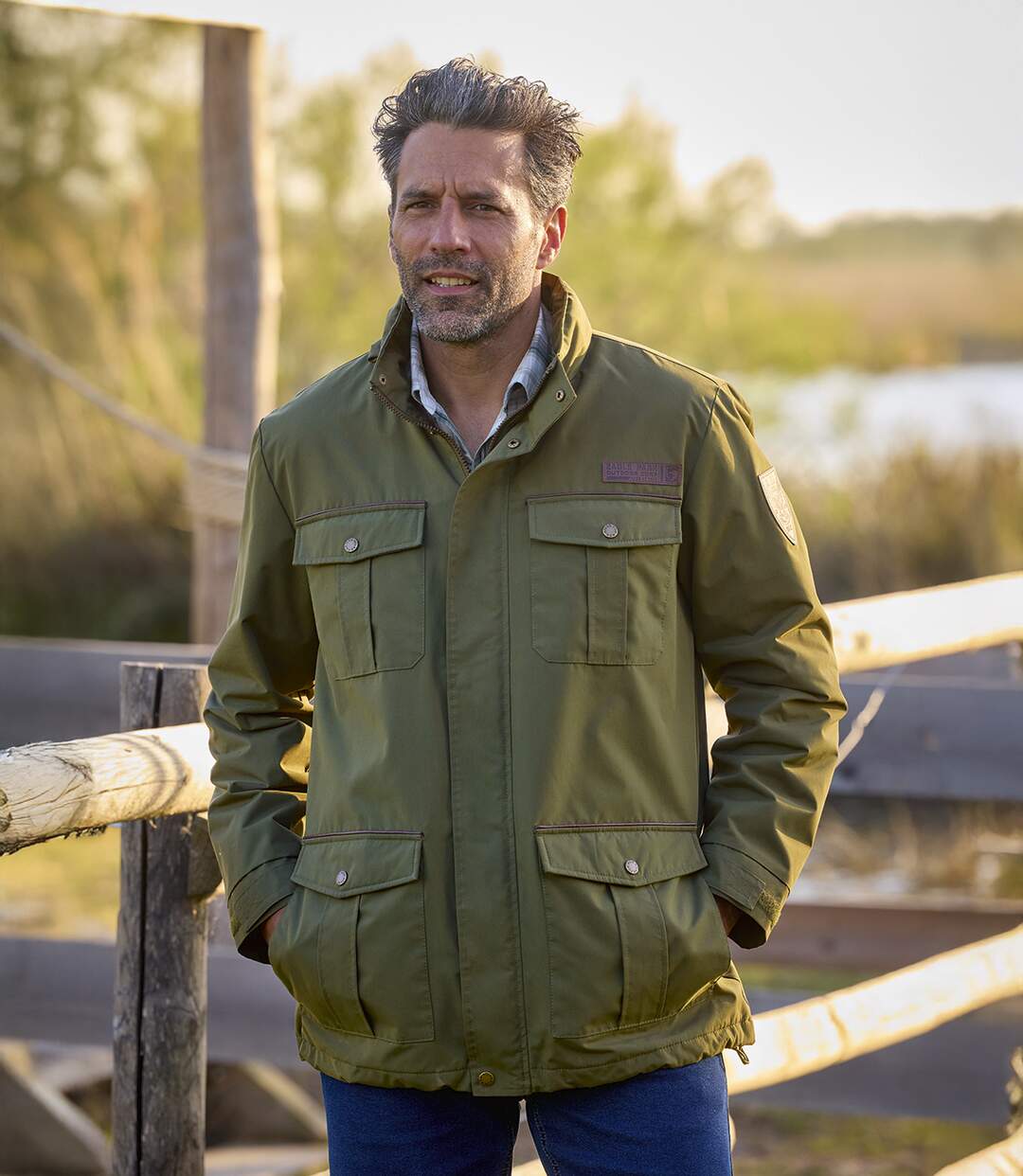 Parka mit vielen Taschen und Fleecefutter-6