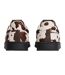 Womens/ladies Greenwich Cow Print Leather Trainers Dark Coffee Tommy Jeans-2
