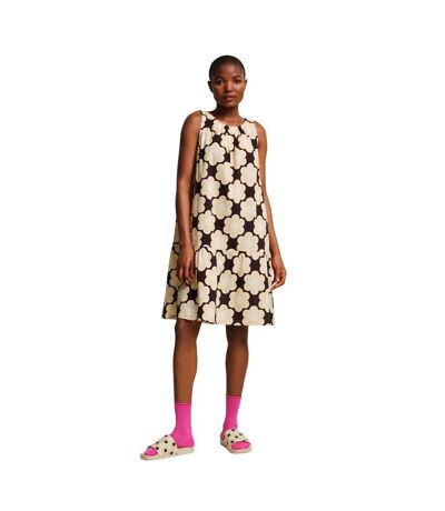 Womens/ladies Orla Kiely Sixties Daisy Sleeveless Summer Dress Black Regatta