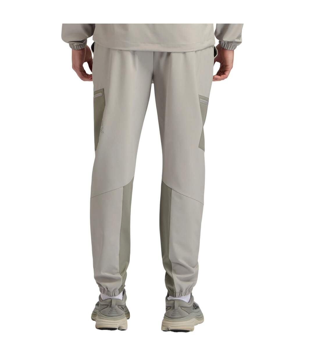 Mens Colour Block Tracksuit Bottoms Grey ALTRYN-3