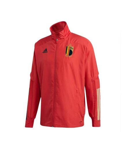 Belgique Veste Rouge Homme Adidas 2020 - L