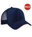 Lot de 2  casquettes de baseball homme bleu marine Beechfield-1