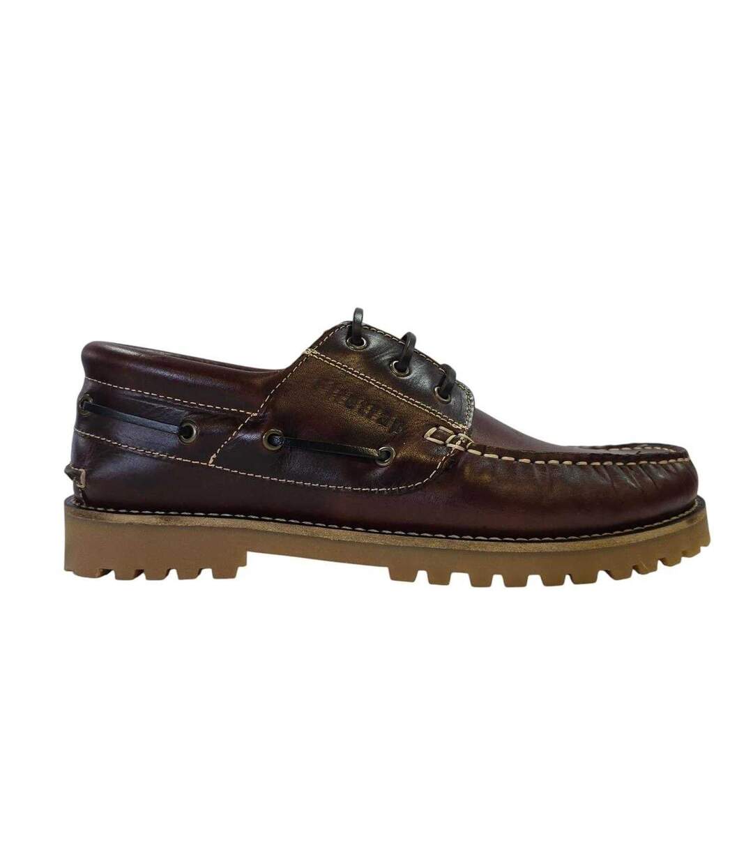 Mens Jose Classic Leather Shoes Bordeaux Red Firetrap-1