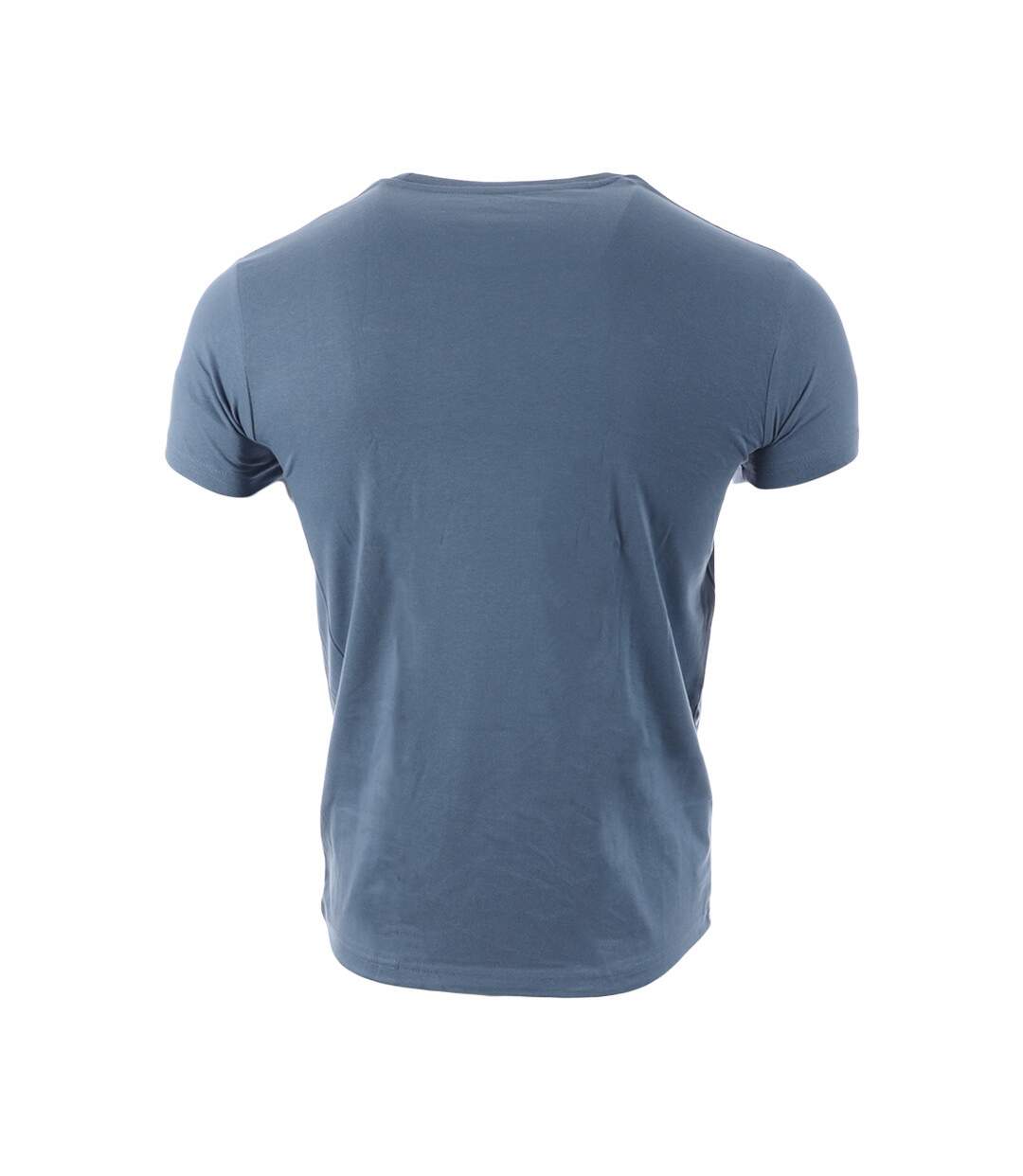 T-shirt Bleu Homme Schott Lloyd-2