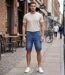 Bermuda en jean CHALLENGER IBIS2 : le short en denim stretch au confort inégalé-5