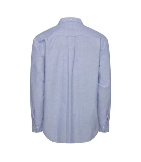 Mens Oxford Relaxed Fit Shirt Blue Gant