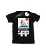 Disney Femme/Les femmes Mickey And Goofy Karate Cotton Boyfriend T-Shirt (Noir) - UTBI37924-1