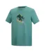 T-shirt Motif/style Vtt Fingal Slogan Homme Bleu Clair Regatta-4