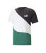 T-shirt Blanc/Noir/Vert Homme Puma Power Cat - S