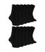 12 Pairs Mens Thin Soft 100% Cotton Non Elastic Dress Socks-1