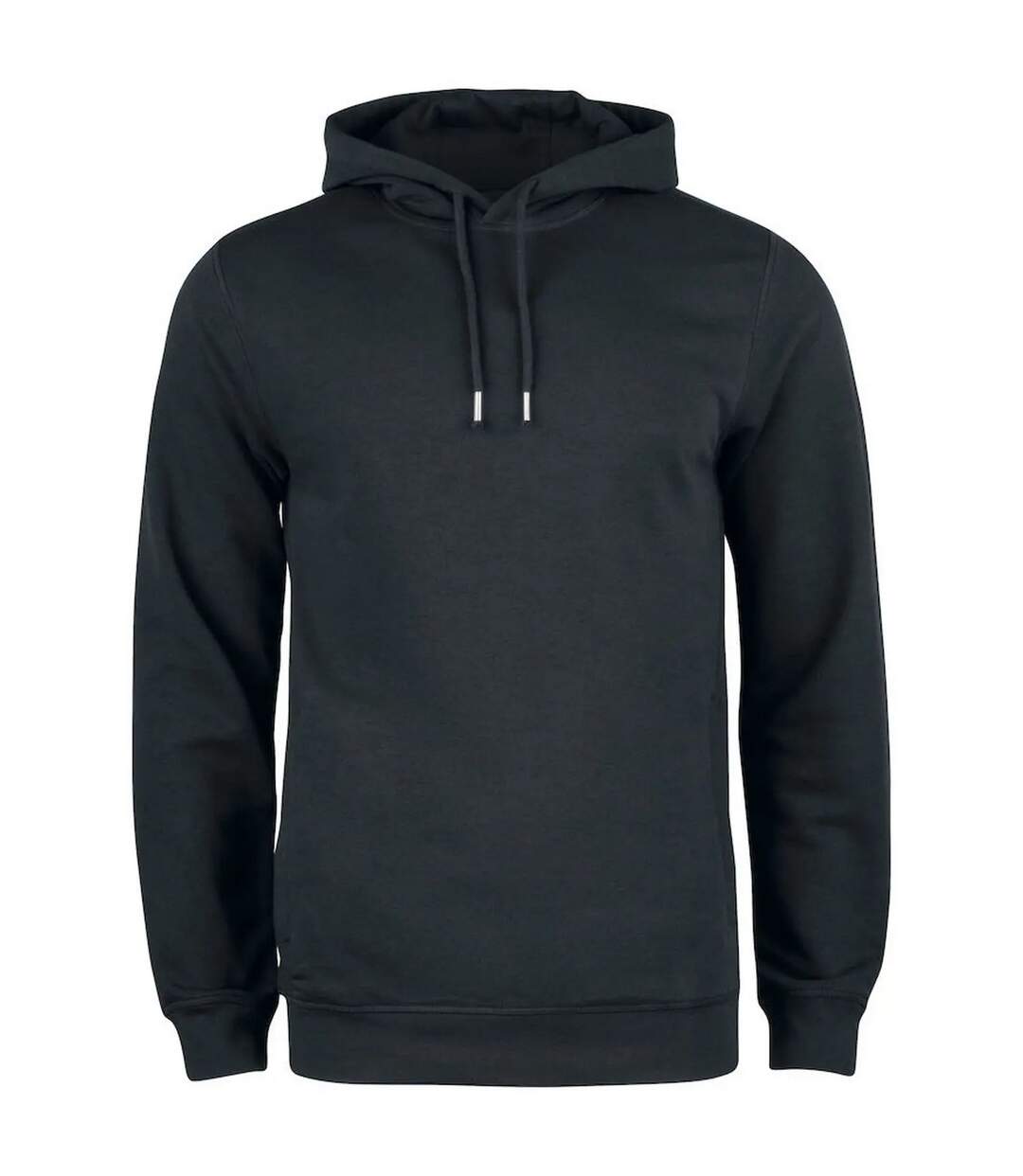 Sweat À Capuche Premium Homme Noir Clique-1