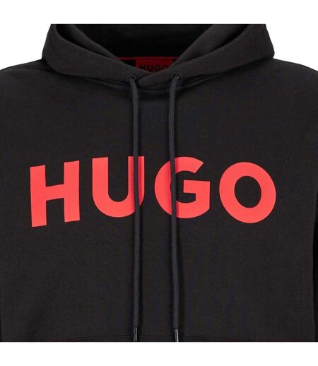 Sweat À Capuche Devie Homme Noir Hugo