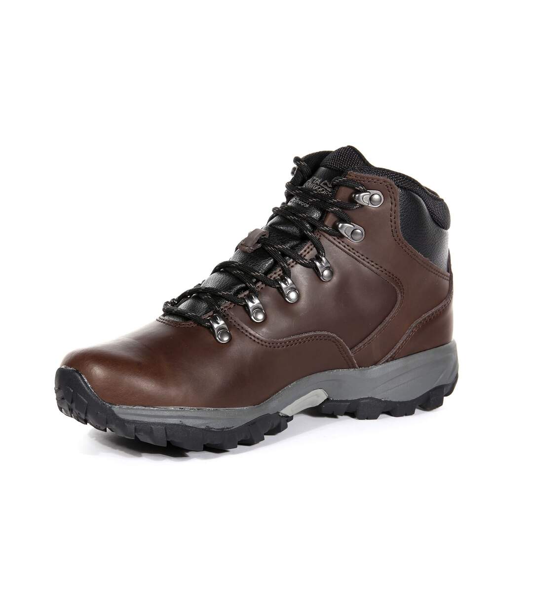 Great outdoors bainsford chaussures de randonnée en cuir imperméables homme marron Regatta-3