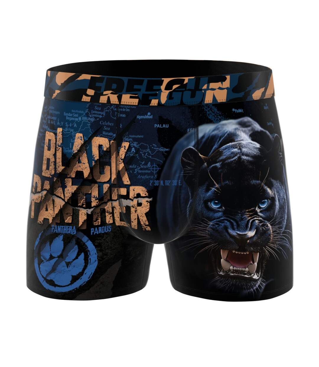 Lot de 5 boxers homme Wild Animals Freegun-3