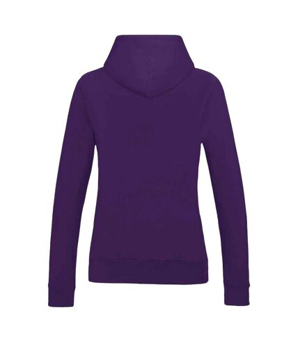 Sweat à capuche college femme violet Awdis Awdis