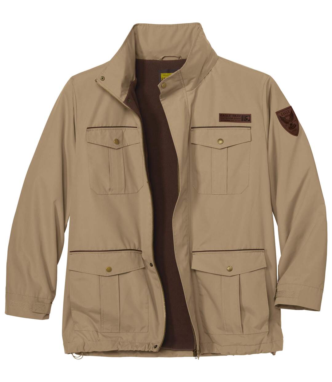 Mikropolár bélésű sokzsebes parka-2