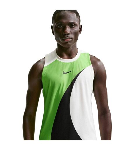 Mens Court Slam T-shirt Sail Black Nike