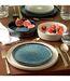 Lot de 6 Assiettes à Dessert Eva 21cm Bleu-3