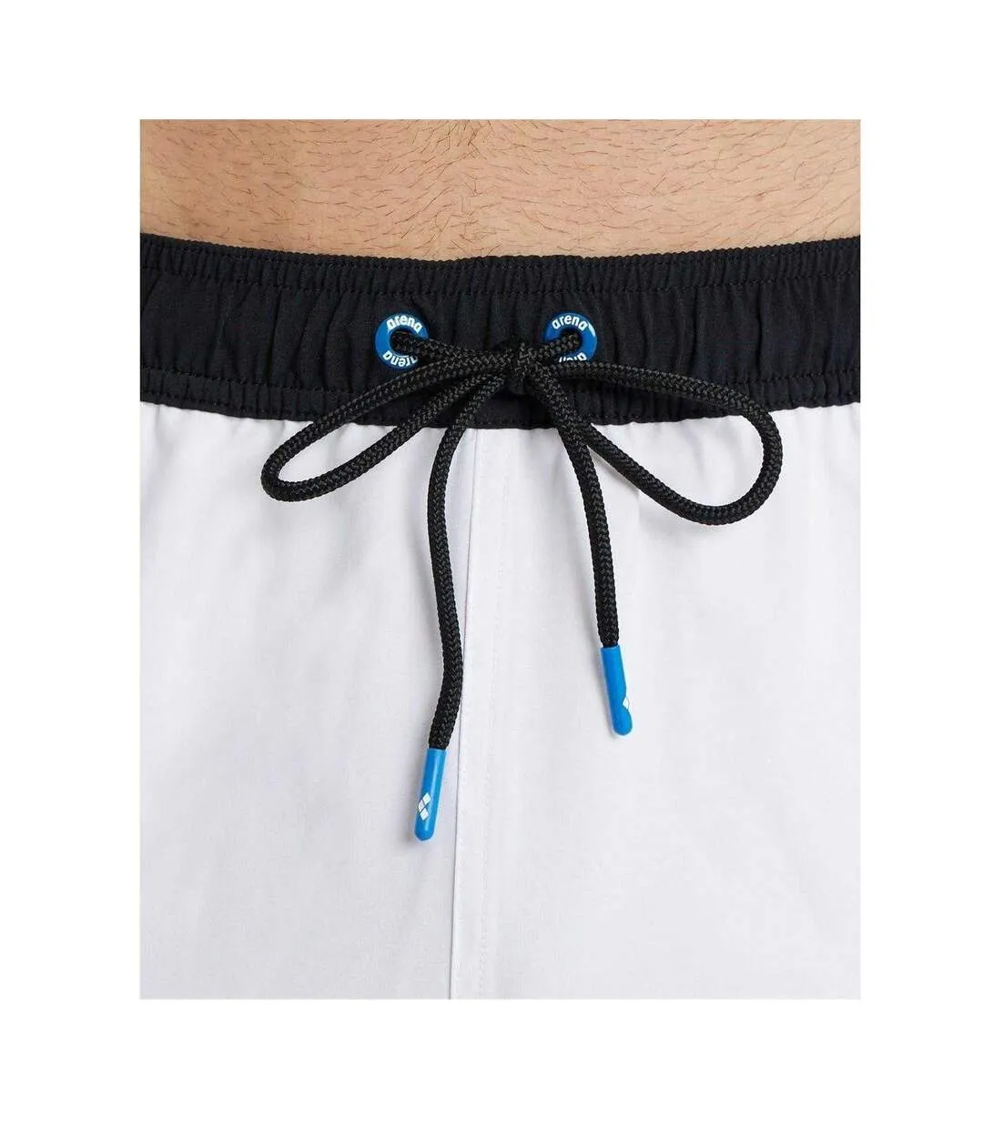 Unisex Adult Team Swim Shorts White Black Arena-4