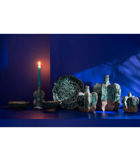 Coupelle Déco en Céramique Naga 20cm Bleu Azur