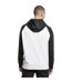 Sweat à capuche basic homme blanc / noir Build Your Brand-3