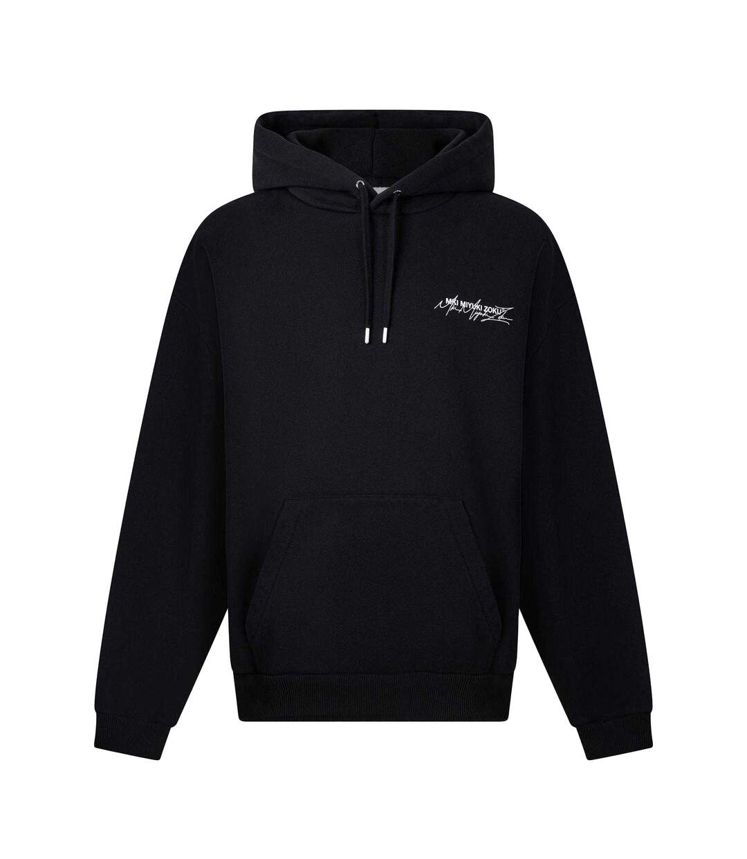 Sweat À Capuche Motif/style Texte Homme Noir Gris MKI MIYUKI ZOKU-2