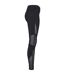 Womens/ladies tech mesh triangle leggings black Urban Classics-4