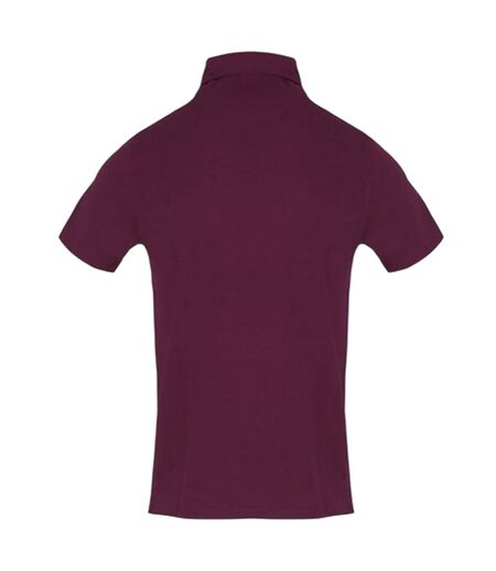 Mens Collared Short-sleeved Polo Shirt Red Aquascutum