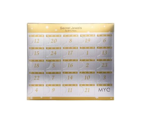 Calendrier de l'avent Calendrier de l'avent 12 bijoux, 11 Beads et 1 surprise - Cristal d'Autriche