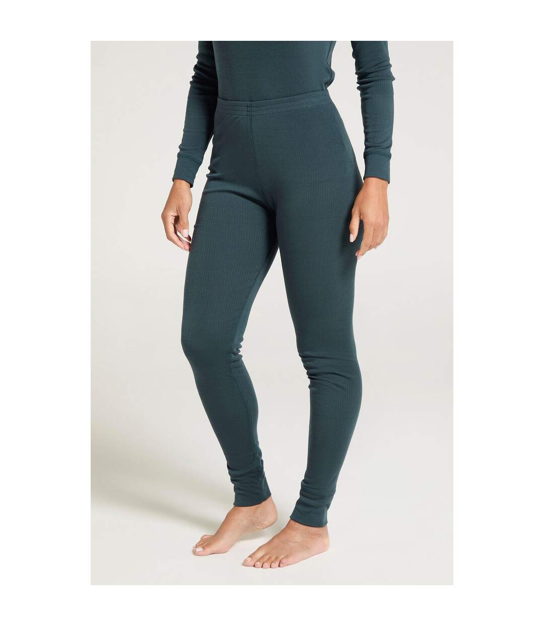 Womens/ladies talus base layer bottoms dark green Mountain Warehouse