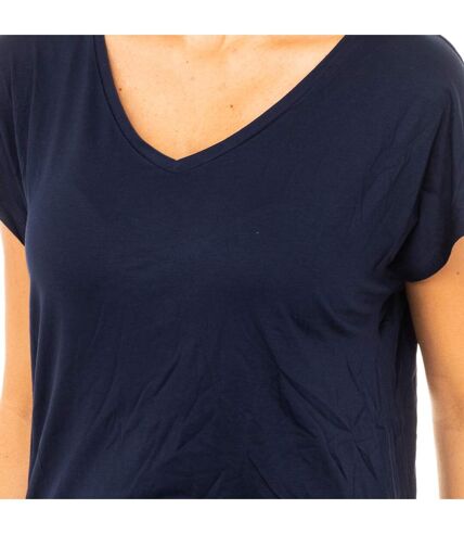 Women's short-sleeved V-neck t-shirt 1487904682