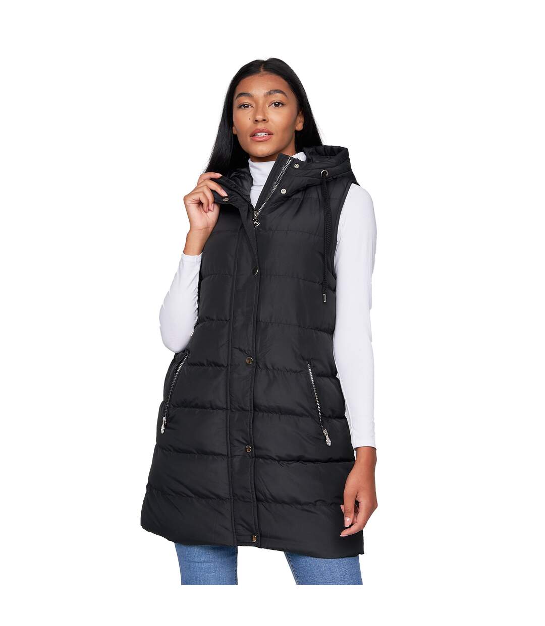 Womens/ladies samantha gilet black Crosshatch