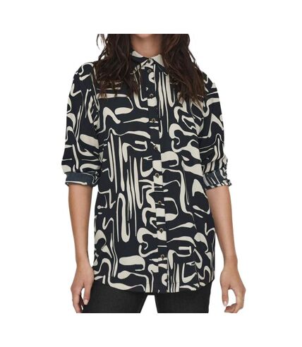 Blouse imprimé Écru/Noir Femme JDY Papaya - L