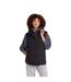 Womens/ladies Oslo Padded Gilet Jet Black Animal-2