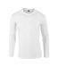 T-shirt adulte blanc Gildan-1