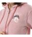 Sweat zippé femme délavé à capuche avec print devant et dos Grunge Vondutch-2